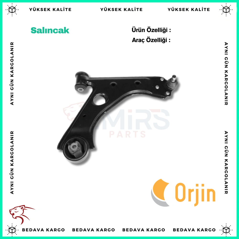 Salincak On Sag Fiat Punto Linea Albea Fiorino - 1618067480 - Yedek Parça