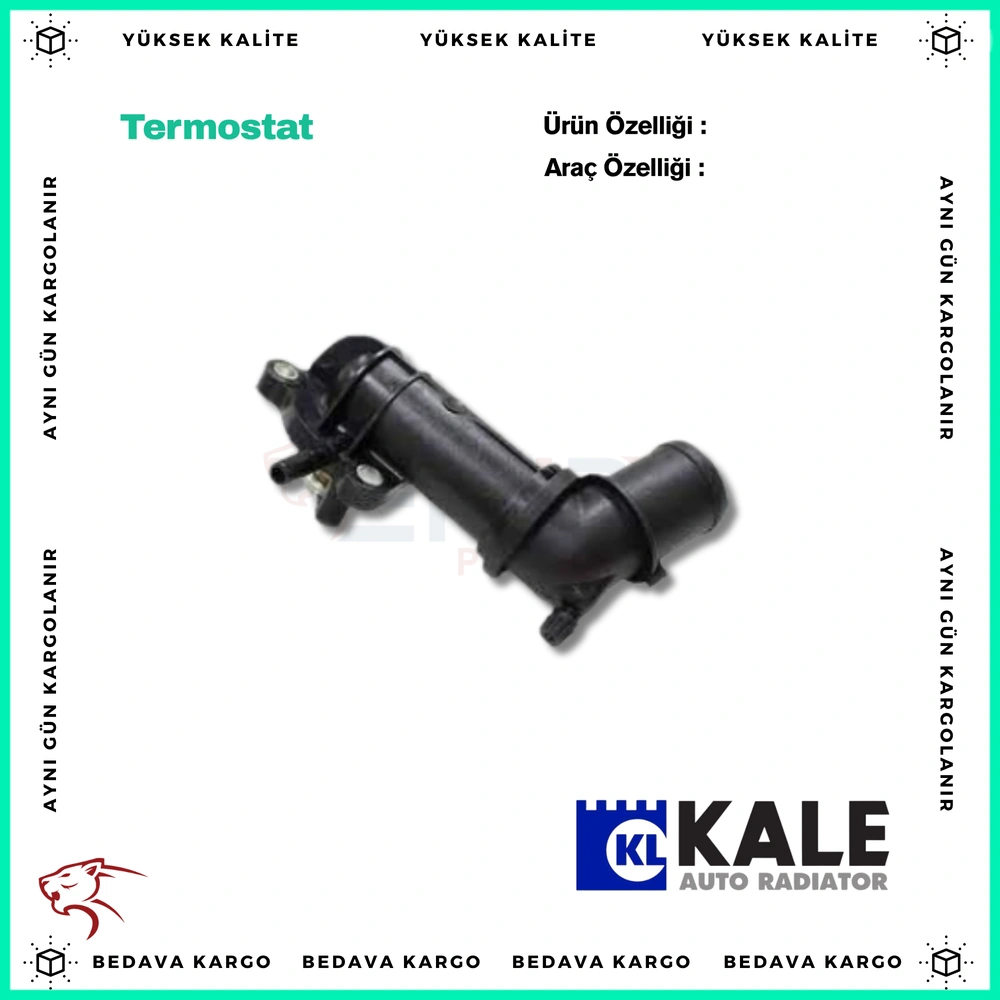 Termostat FIAT Doblo 10>23 Linea 09> Bravo II 07>14 ALFA Romeo MITO 11>18 OPEL Combo 1 2> Insignia A 12>17 1.6D MJET 2.0D MJET - 55241963 - Yedek Parça