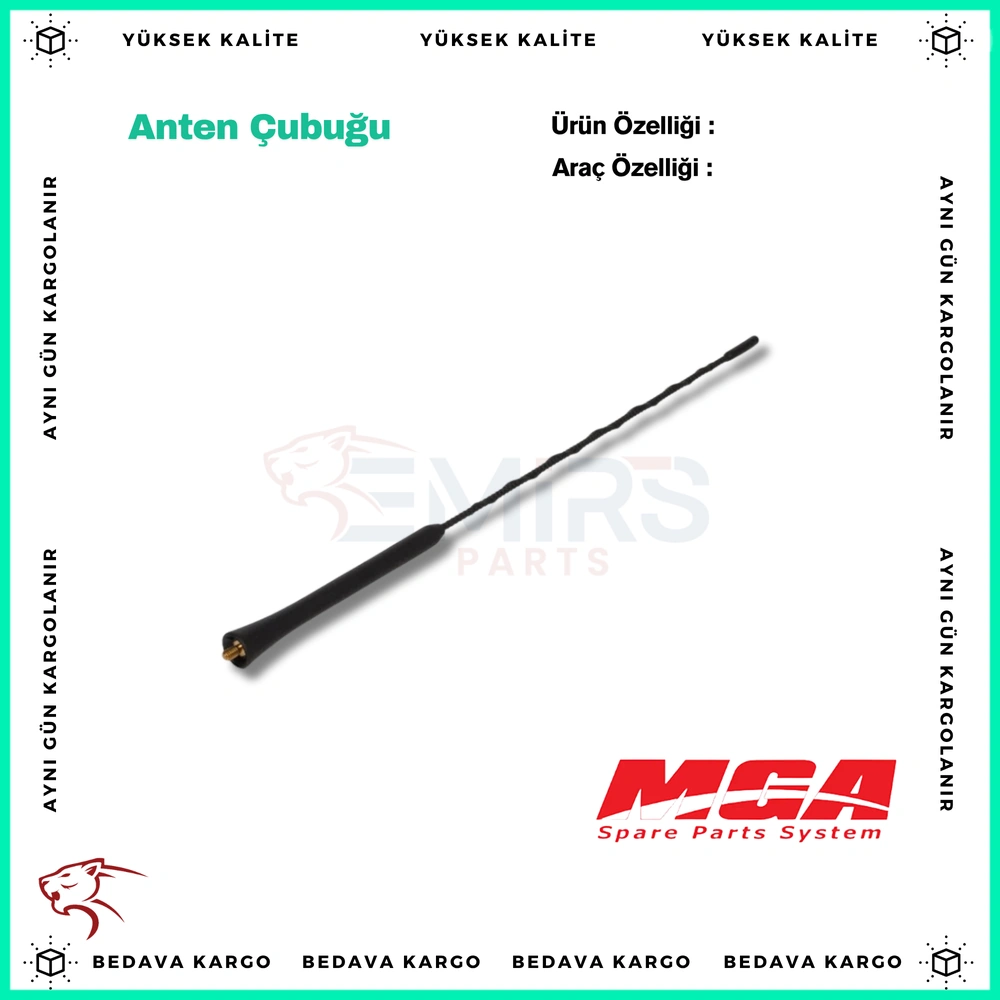Anten Cubugu Renault Clio 3 Megane 2 - 8200282256 - Yedek Parça