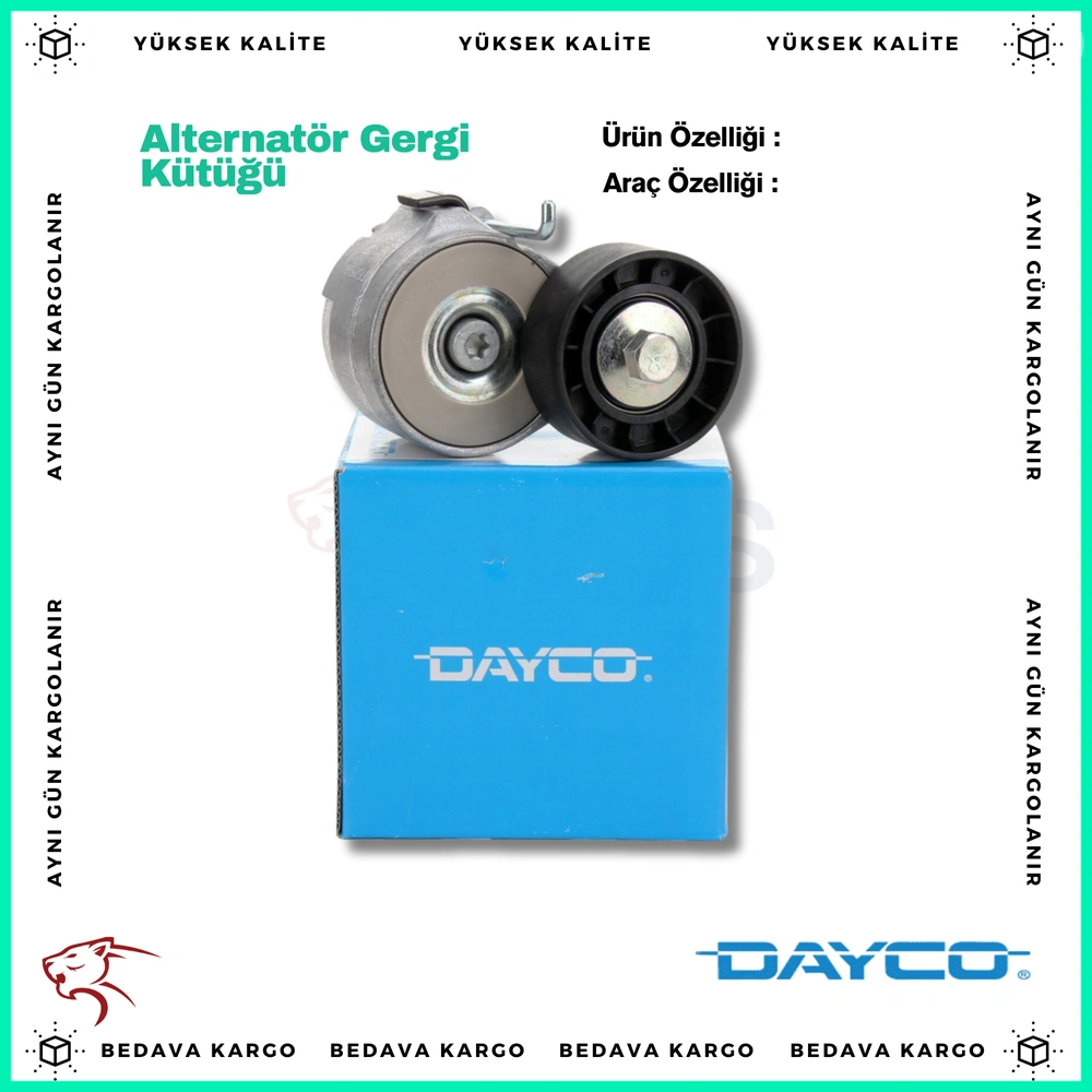 Alternator Gergi Kutugu Fiat Linea-Punto-Doblo-Agila-Astra H-J-Combo-Corsa C-D-Meriva 1.3 MJTD - 1611424180 - Yedek Parça