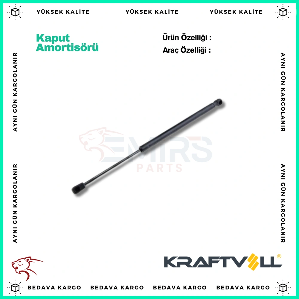 Kaput Amortisoru Renault Clio 4 - 654703934R - Yedek Parça