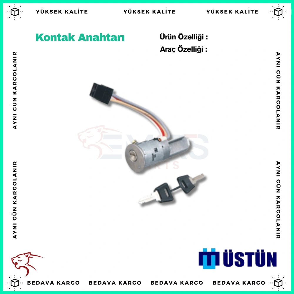 Kontak Anahtari Renault R12 - 7701348151 - Yedek Parça