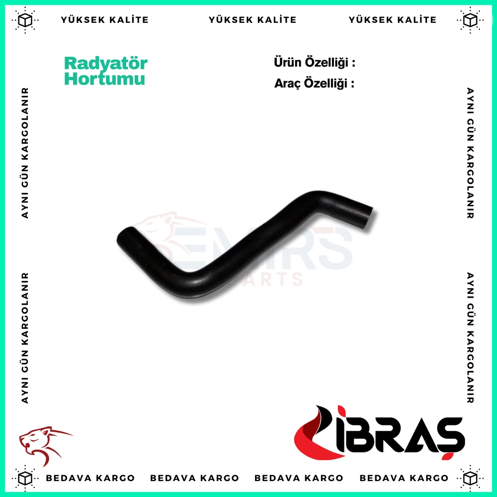 Hortum Radyator Ust Renault Megane 2 Scenic 2 1.5 D K9k - 8200170880 - Yedek Parça