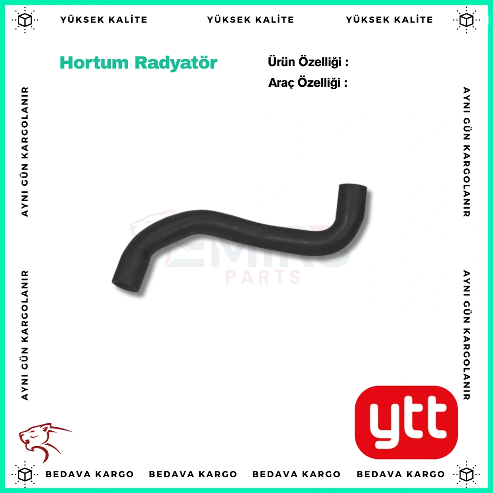 Hortum Radyator Ust Renault Clio 2 1.4 1.6 K4m K4j - 8200024015 - Yedek Parça