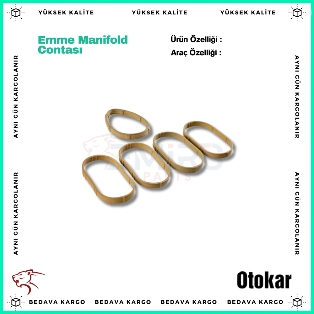 Emme Manifold Contasi Renault Megane 1 2 1.4 1.6 16v K4m - 8200052312 - Yedek Parça
