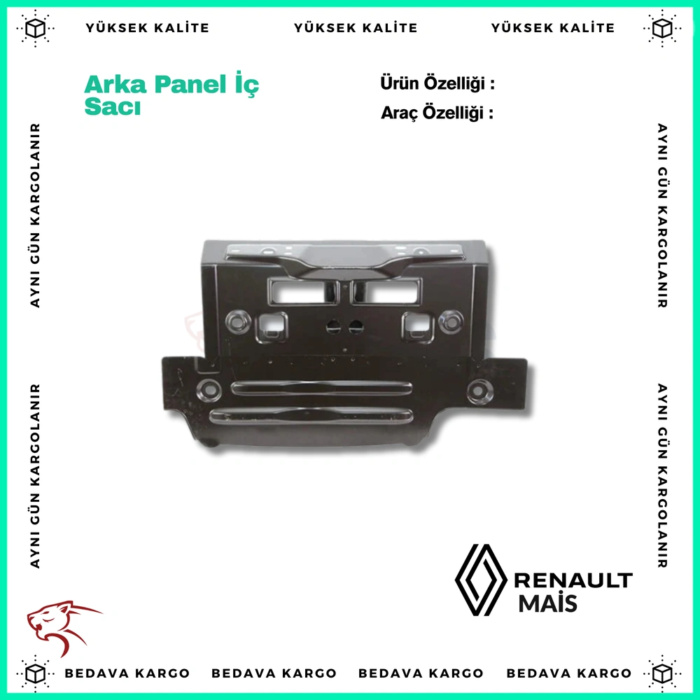 Arka Panel Ic Saci Renault Clio 5 - 791027234R - Yedek Parça