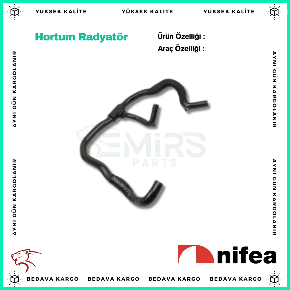 Hortum Radyator Alt Dacia Duster 2 Logan Ii-Sandero Ii-Dokker-Lodgy-Duster-Symbol 1.5 DCI(2012-2018) (BLUE DCI) - 924105931R - Yedek Parça
