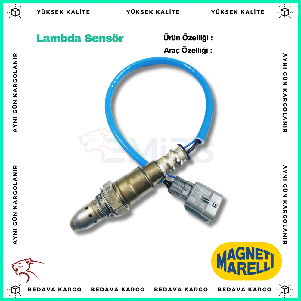 Lambda Sensoru Renault Captur I 13> CLIO IV 12> Megane III 09> Megane IV 15> Talisman 15> Master III 10>NISSAN JUKE 10>QAS - 226932962R - Yedek Parça