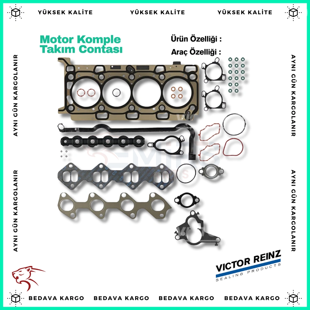Motor Komple Takim Contasi Renault Trafic 2 Qashqai Koleos Kadjar M9r 2.0 - 7701478183 - Yedek Parça