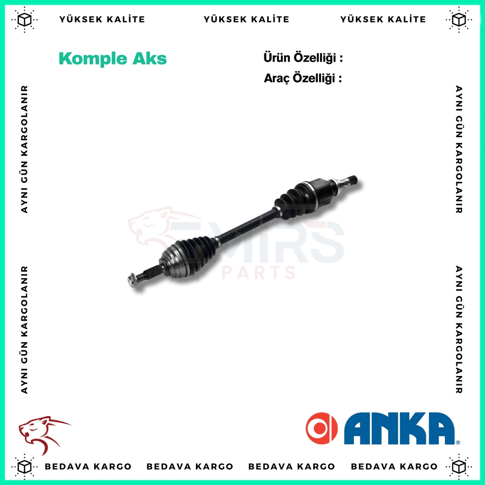 Komple Aks Sol On Renault Megane 2 1.4i 16v 1.5 DCI 1.6i 16v 02-08 Kangoo 1.5 DCI 2008- - 8200379236 - Yedek Parça