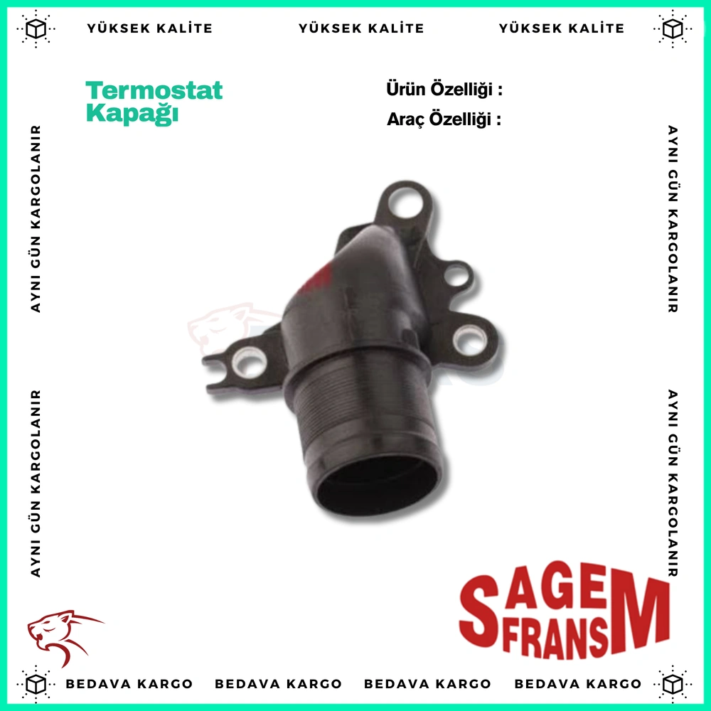 Termostat Kapagi Renault Laguna Iii-Trafic II 2.0 DCI Nissan Qashqai M9R - 7701476602 - Yedek Parça