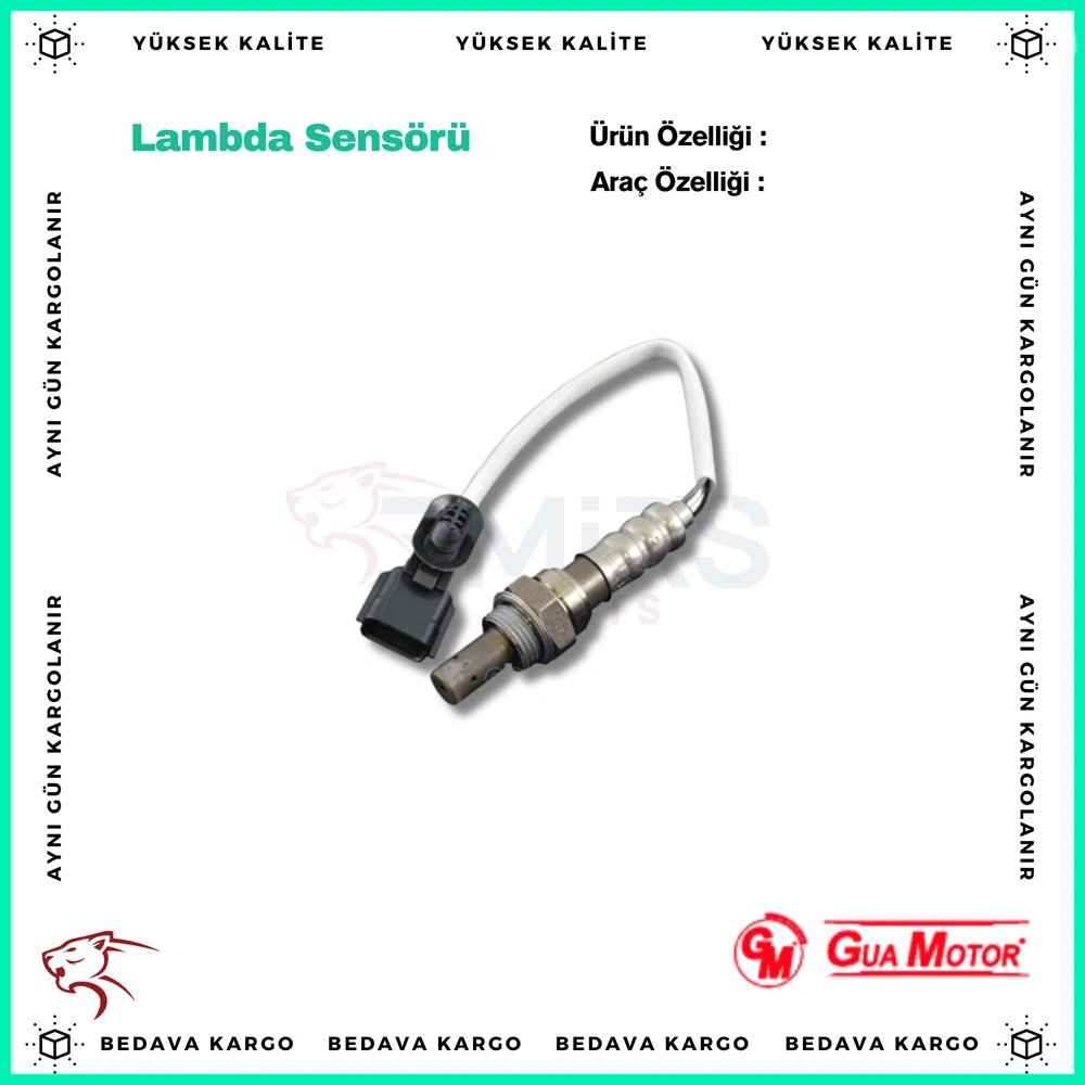 Lambda Sensoru Dacia Logan - 6001549061 - Yedek Parça