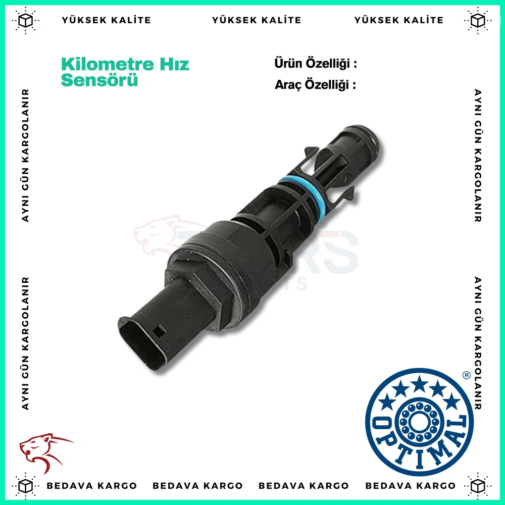 Kilometre Hiz Sensoru Dacia Sandero 08- Logan 04- Duster 2 10-18 Solenza 03-05 - 8200547283 - Yedek Parça