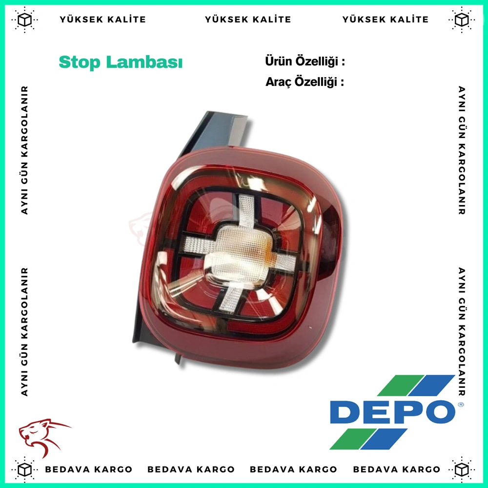 Stop Sol Dacia Duster 18- - 265558217R - Yedek Parça