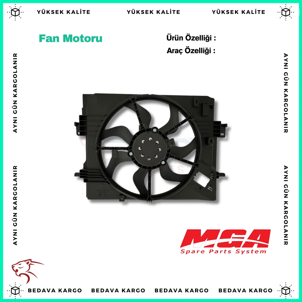 Fan Motoru Davlumbazli Renault Clio 5 1.0 20- - 214815148R - Yedek Parça