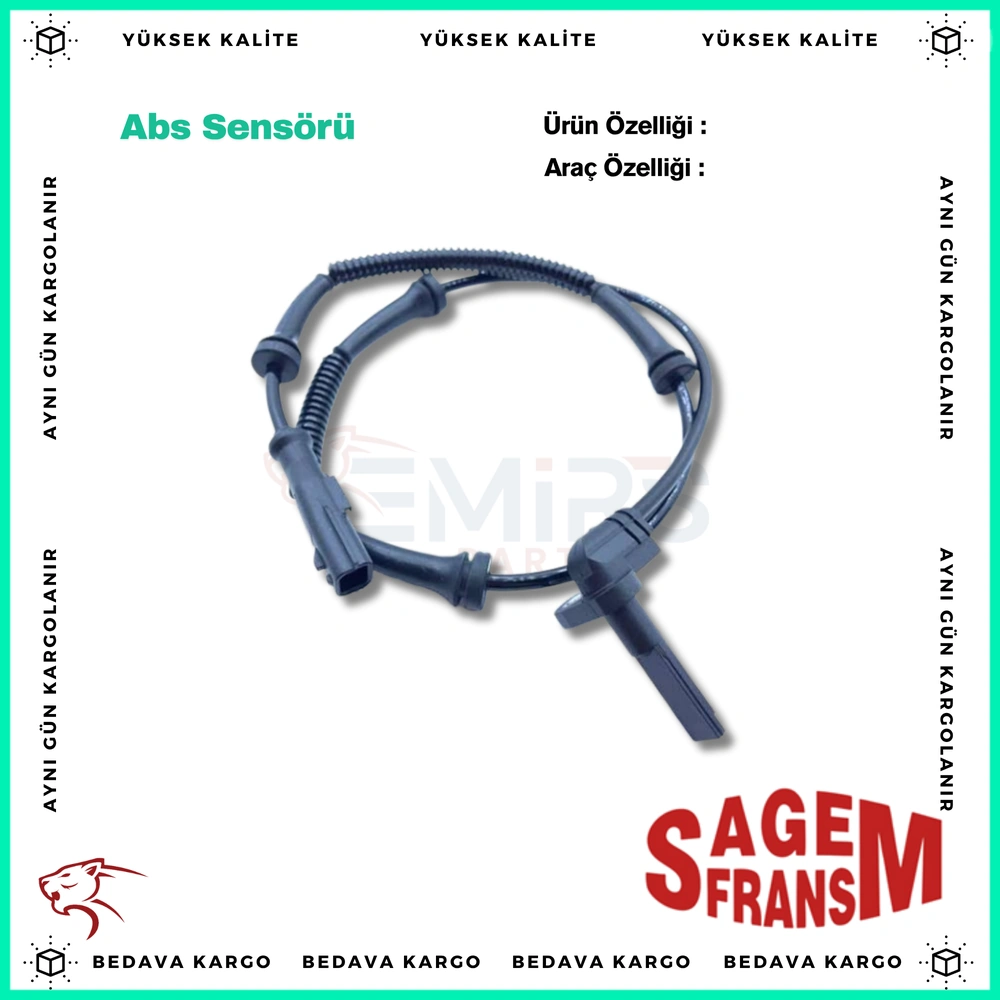 ABS Sensoru On Renault Trafic 3 - 479108892R - Yedek Parça